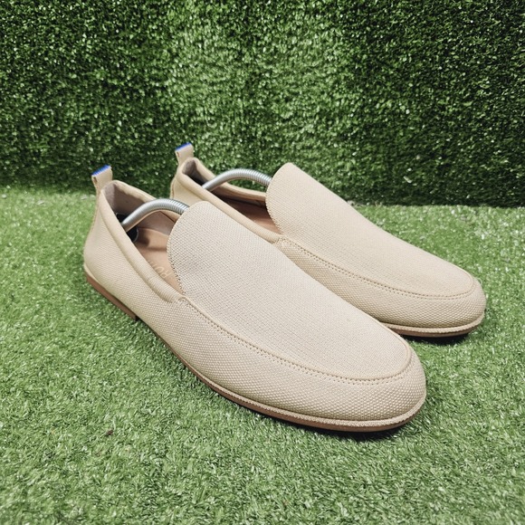Rothy's Ravello Sand Beige Slip-On Casual Comfort Loafer Shoes Mens Size 13